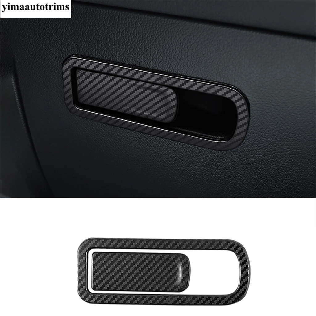 Car Copilot Glove Box Handle Cover Trim Accessories Fit For Benz A B Class CLA GLB GLA W177 W247 A200 CLA200 C118 W118 X247 H247