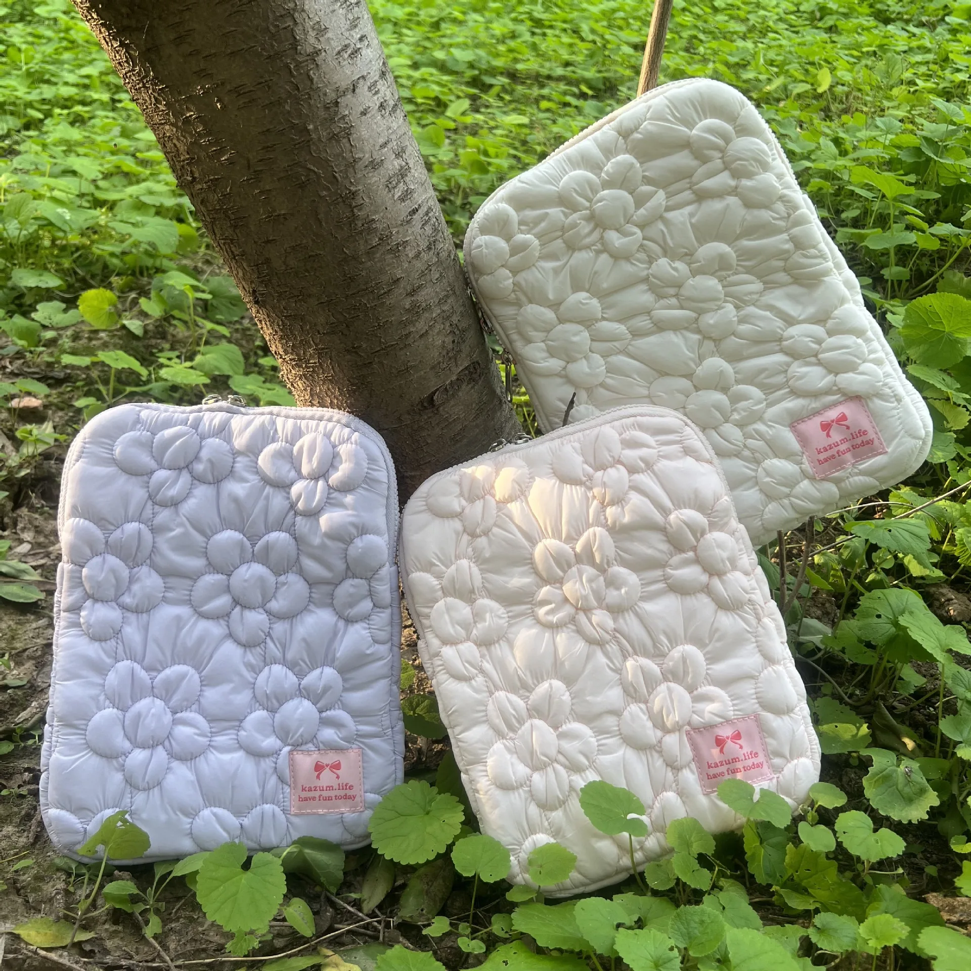 Cute Embroidered Tablet Bag For Ipad Air6 Pro1110.5 Xiaomi Macbook Air13.3 13.6 Pro14 15 16 Dell Samsung15.6 Inch Laptop Sleeve