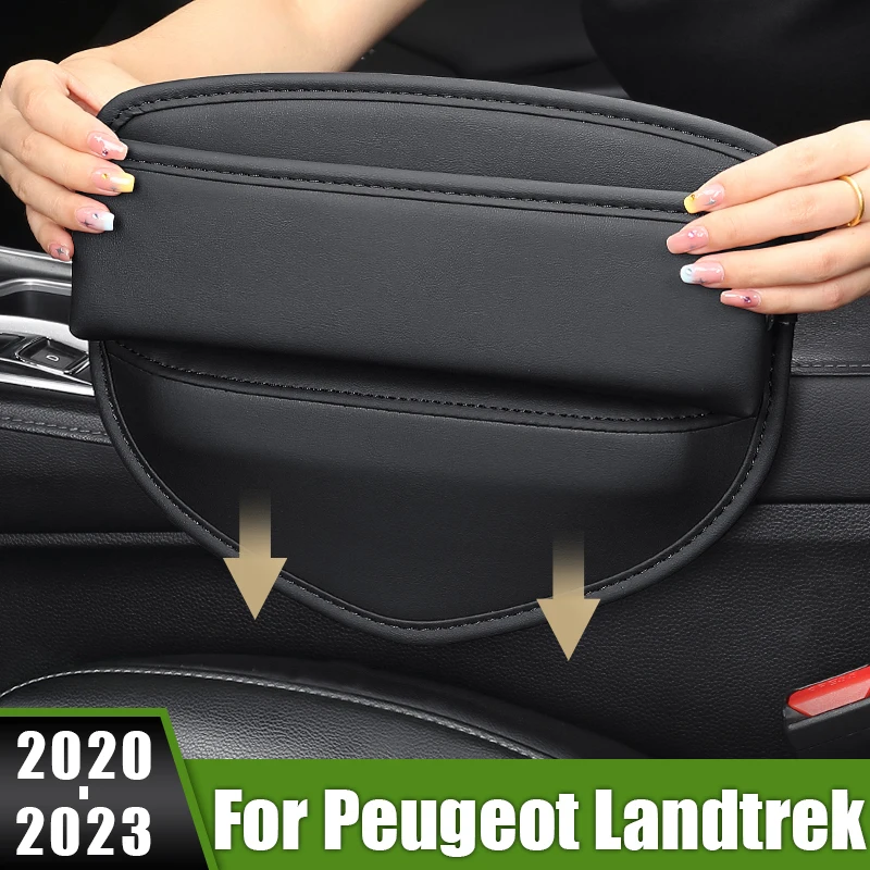 For Peugeot Landtrek For Changan F70 Kaicene 2020-2022 2023 Car Seat Crevice Slot Storage Phone Holder Box Multi-Functional Bag