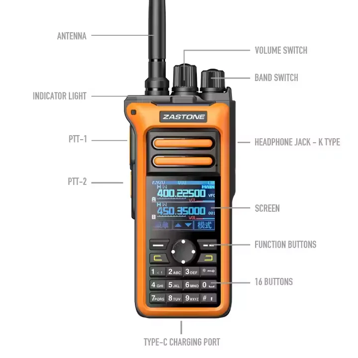 M10 10 واط لاسلكي تخاطب UHF VHF البحرية راديو FM AM استقبال للاستخدام في الهواء الطلق نطاق 10 كجم لرحلات الطرق واستخدام السيارات