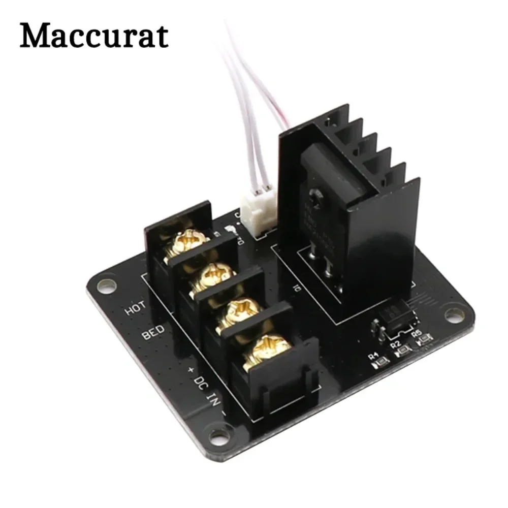 3D Printer Heated Bed Power Module /Hotbed MOSFET Expansion Module Inc 2pin Lead With Cable for Anet A8 A6 A2 Ramps 1.4