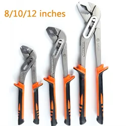 8/10/12 Inch Water Pump Pliers Multifunctional Universal Repair Tools Wrench Open Grip Pipe Pliers Plumber Home Hand Tools