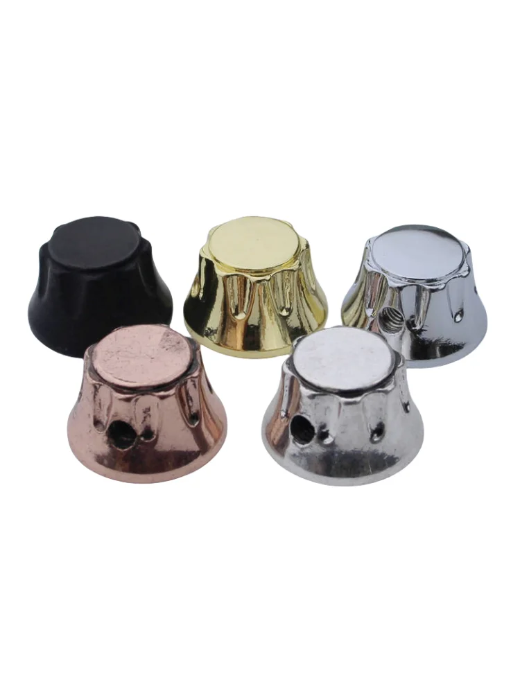 2Pcs Top Hat Guitar Potentiometer Control Knobs 6mm Dia. Shaft Pots - Bell Cap Speed Tone Volume Knob