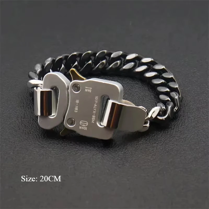 Unisex Street Fashion Trend 1017 ALYX 9SM Functional Bracelet Gift