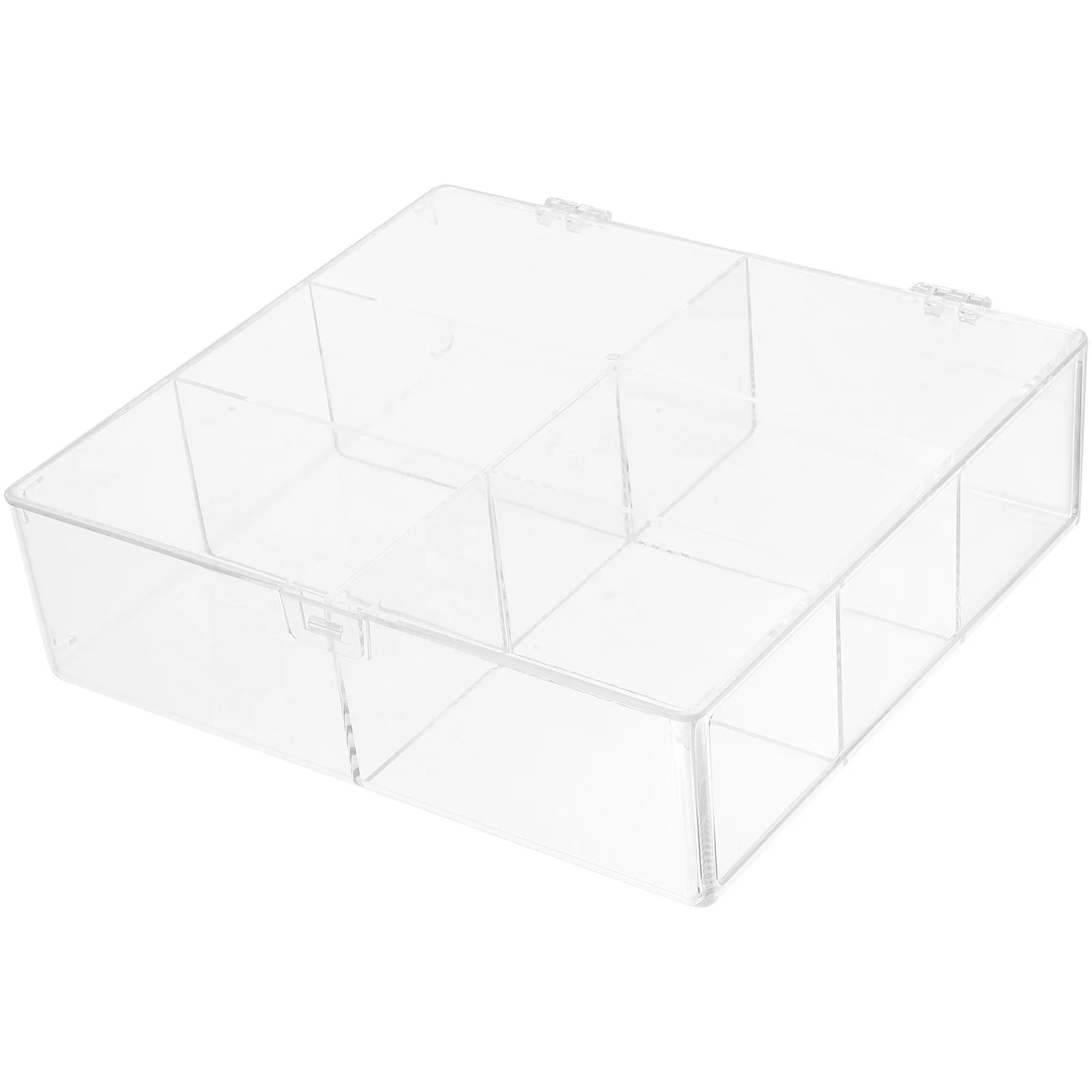 Clear Cards Storage Box Multipurpose Photo Organizer Plastic Storage Case Durable Reusable Material Desktop Small Items