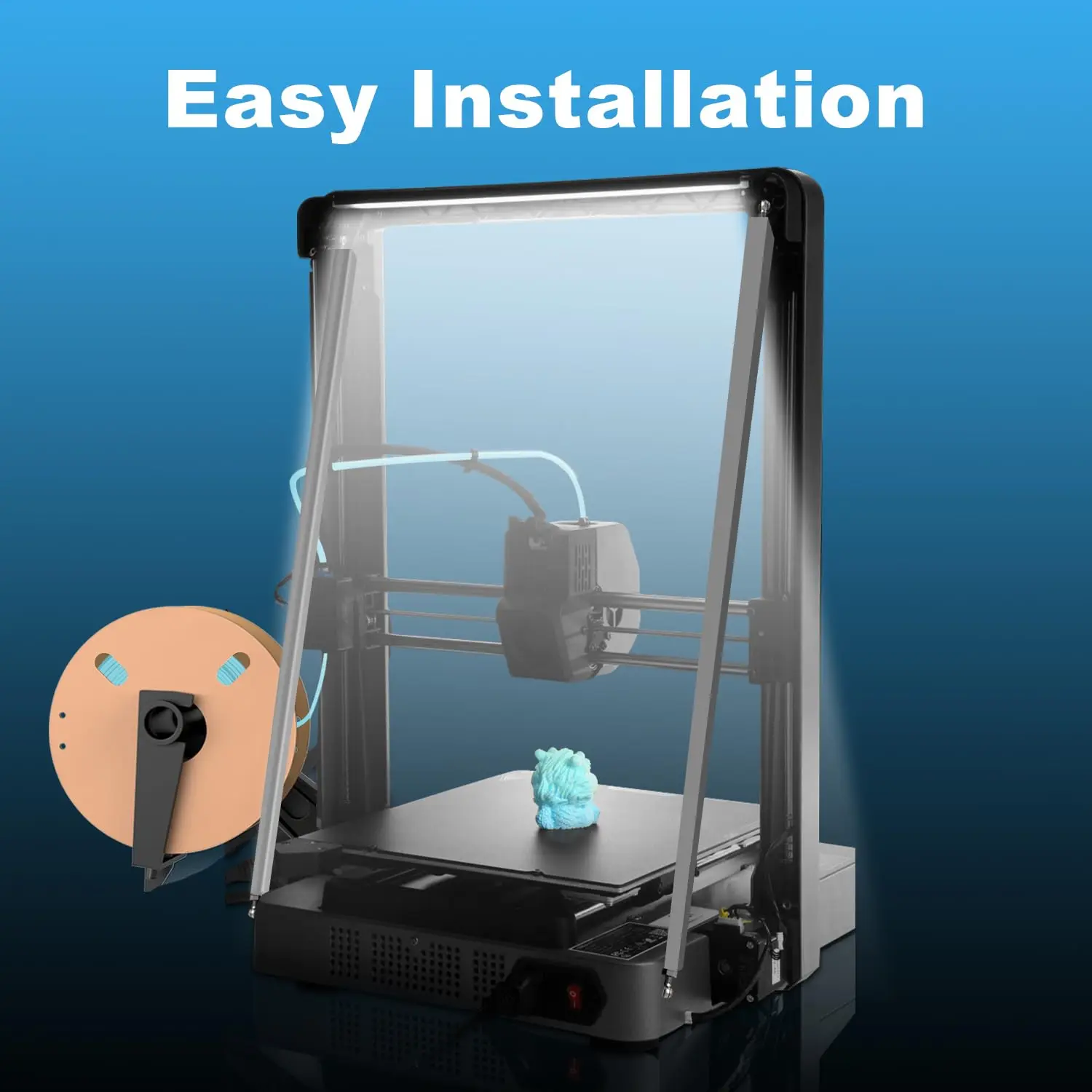 Creality Ender-3 V3/V3 Plus LED 키트 따뜻한 백색광 LED 라이트 바 키트 Ender-3 V3 Ender-3 V3 Plus 용 3D 프린터 액세서리