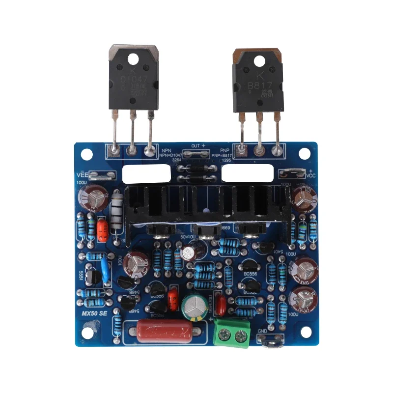 Placa amplificadora de potência de áudio mx50 se, 2 peças 100wx2 canais duplos amplificadores estéreo de alta fidelidade kit diy alto-falantes amplificador