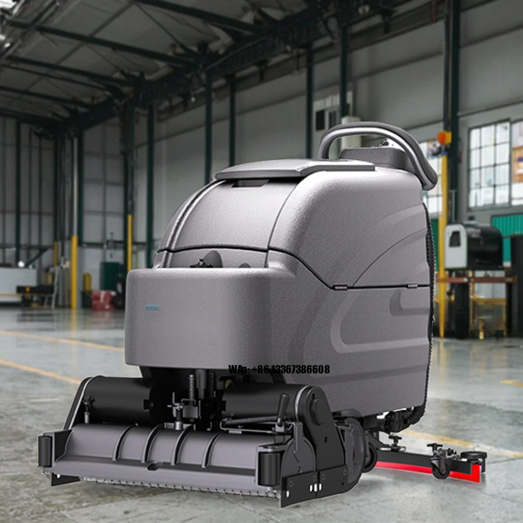 

ARES910 New Industrial Street Cleaning Self-Propelled Electric Push-Type Walk-Behind Burnishing Floor Sweeper