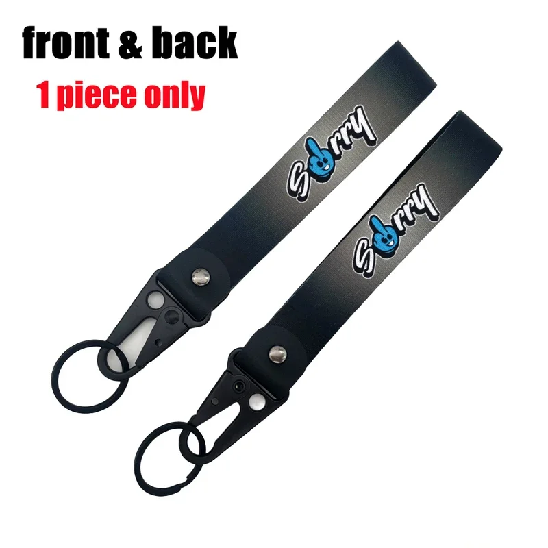 JDM Kultur Stil Schlüsselanhänger Rennwagen Motorrad Schlüsselanhänger Ring Kette Stahl Federclip Lanyard Schlüsselband Auto Anhänger Zubehör