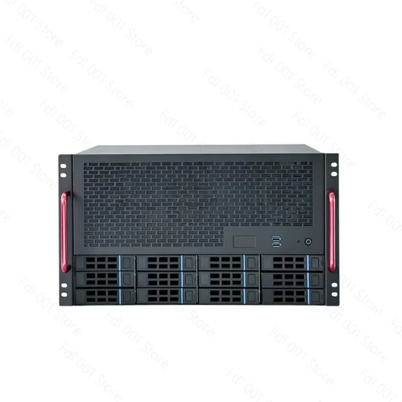 12 Bay NAS Chassis ATX Motherboard Power Supply 8 Full Height Slots Enterprise AIO Server
