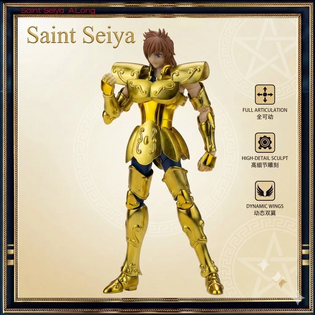 【Ready Stock】 Saint Seiya MST Leo Regulus Myth Cloth EX The Lost Canvas Model Diecast Metal Armor Action Figure Collection