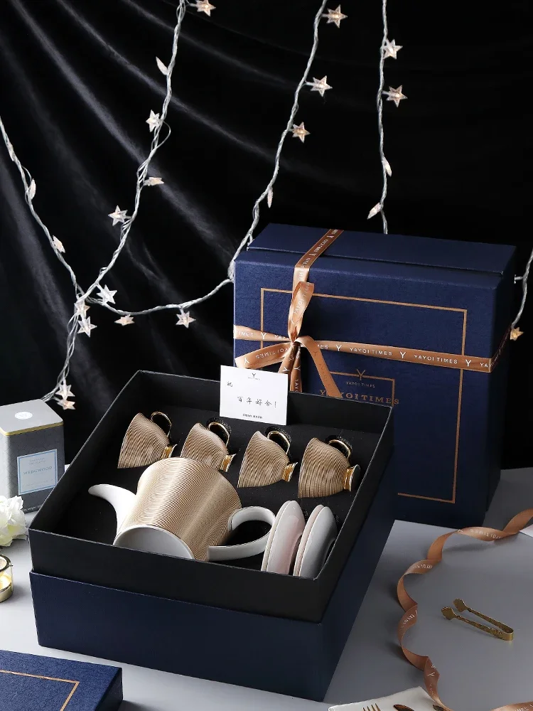 Coffee cup European small luxury exquisite English afternoon tea set gift box