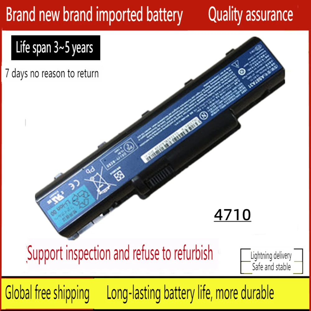 

New Laptop battery for Acer 4710 AS07A32 AS07A41 AS07A42 AS07A51 AS07A31 Z05 5735 4310 4920G 4740G 4736G 4930G 4920 4520