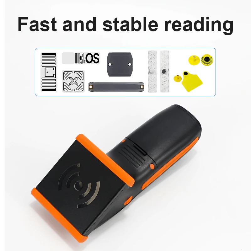 FONKAN-Scanner Portátil com Software, Tag RFID, Leitor UHF, Leitor Bluetooth, Gerenciamento de Armazém, UHF, 860, 960mhz