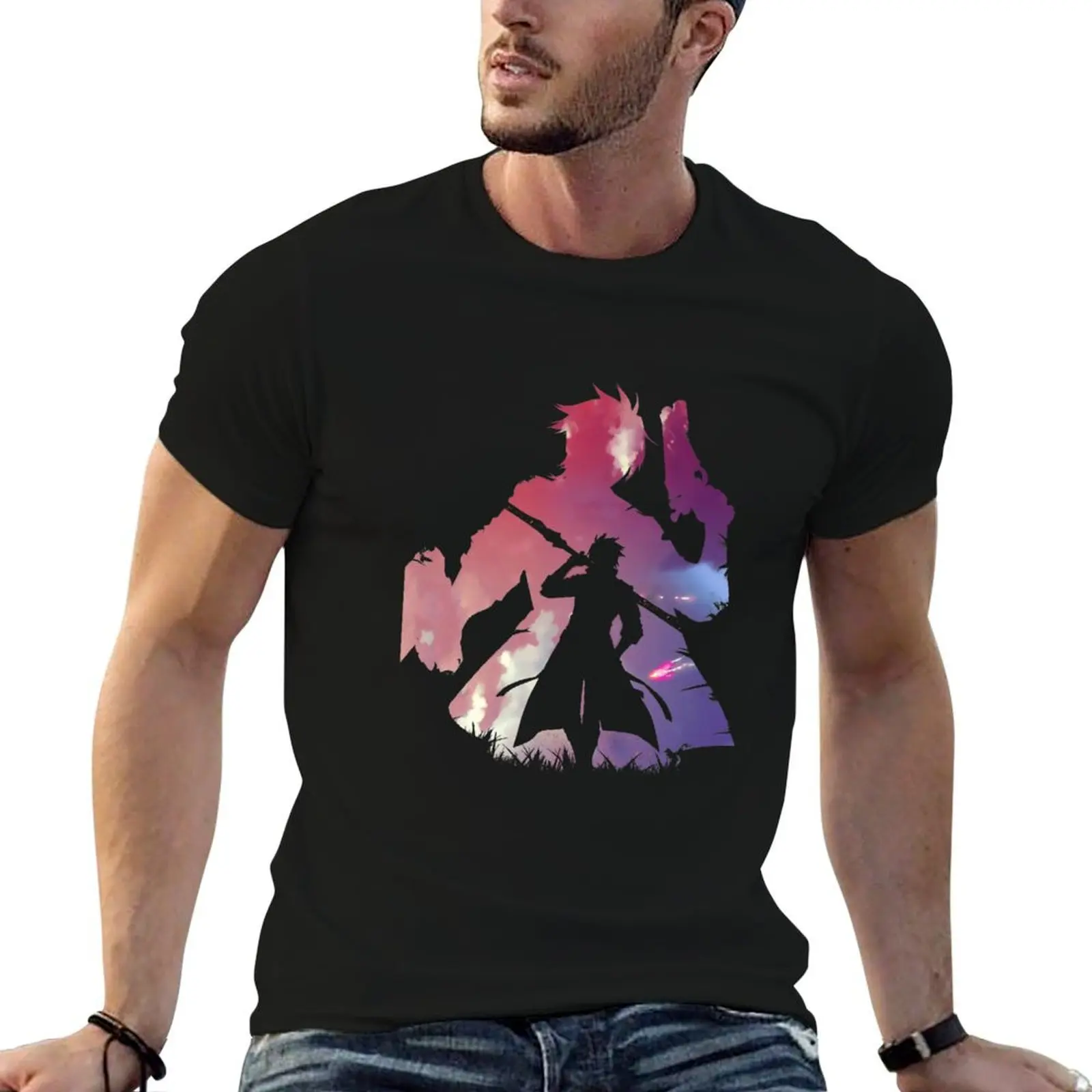 Sunset Crow T-Shirt Summer Sports Quick Dry T-Shirt