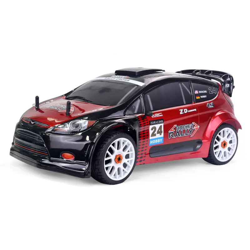 ZD Racing Rally 1/8 4WD RC Car Brushless de alta velocidade 80 km/h Simulação Flat Run Rally Controle Remoto Modelo de veículo elétrico Brinquedo