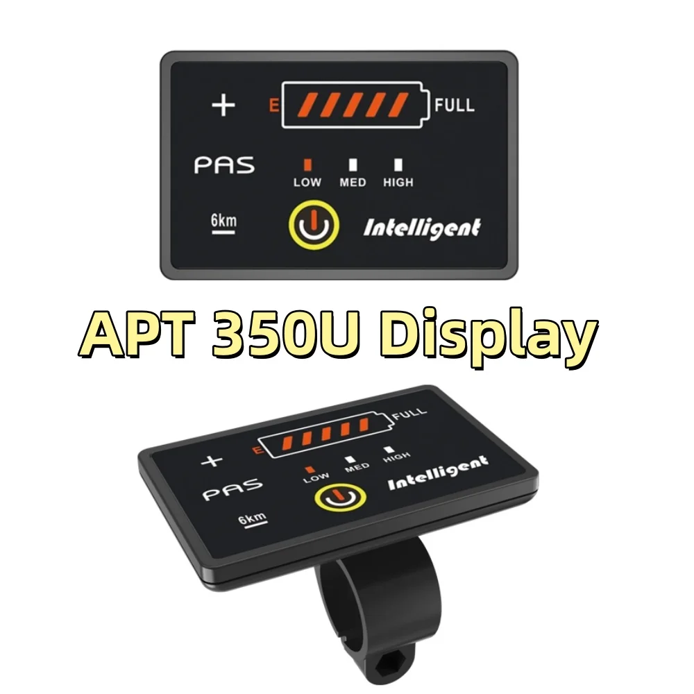 Nulkomma APT 350U LED Display Meter 5S Protocol Waterproof Ebike Speed Control Panel Electric Bicycle Conversion Kit