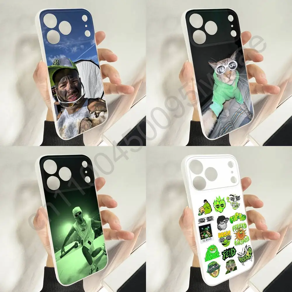 

F-Feid Ferxxo SIXDO Cat Phone Case For iPhone 11,16,15,14,13,17,12,Plus,E,Air,Mini,Pro,Max Magnetic Magsafe Soft Cover