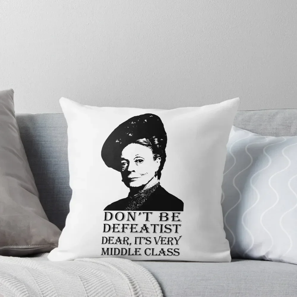 

Don't be Defeatist Dear Throw Pillow New year Christmas Pillow pillow