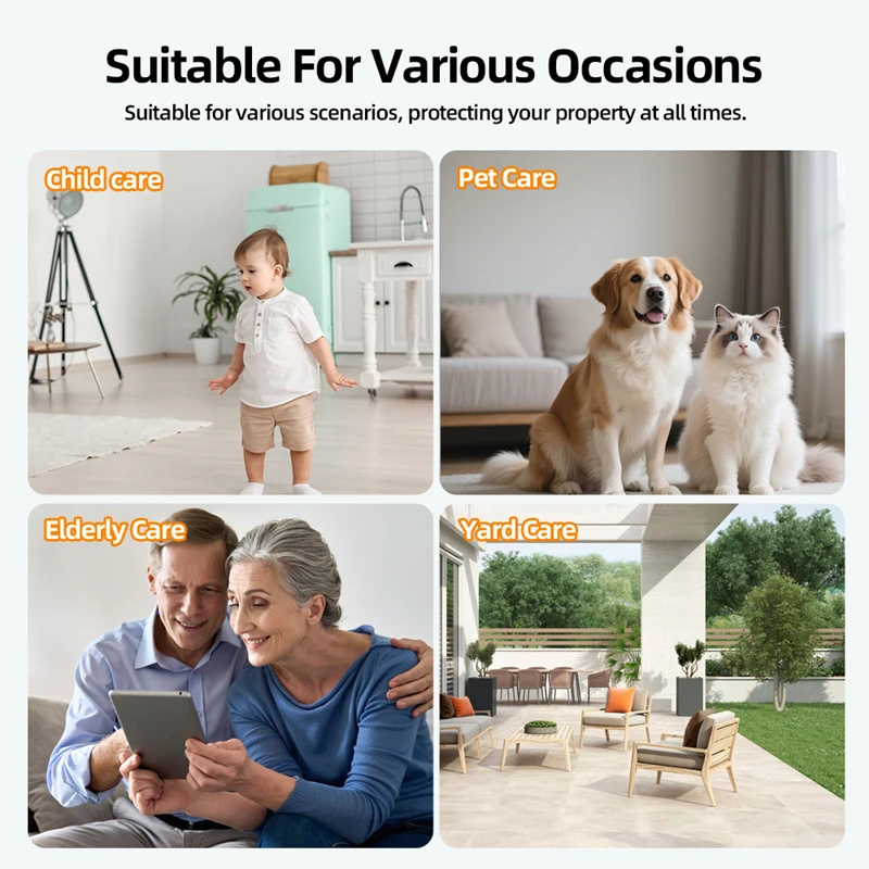 Mini Battery-powered Camera With Wireless Connection Monitoring Movement Detecting Intruders Sending Intelligent Alerts 2026 NEW