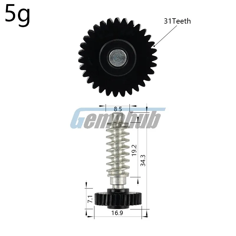Gemohub Car Power Folding Actuator Motor 12v dc gear 31T metal For Citroën DS4 DS5 DS6 Repair Parts Fold Mirror Motor Module