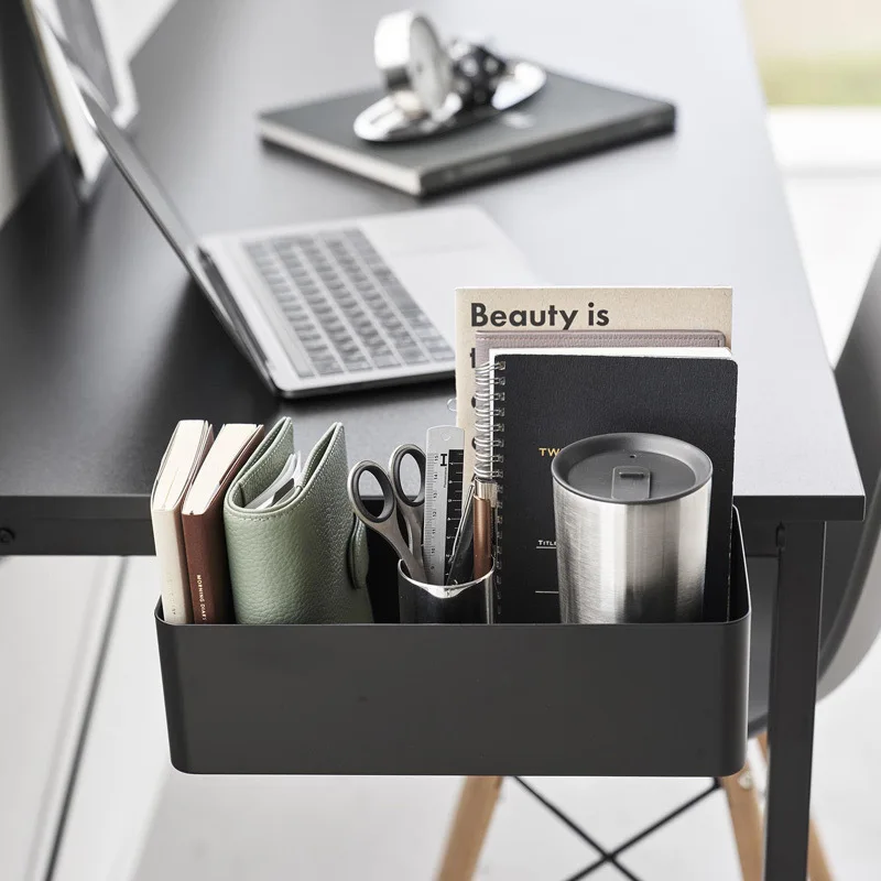 

Multi Functional Desktop Side Storage Box Hanging Shelf Key Multi-purpose Organizing Box