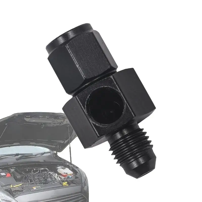 Pressure Hose Adapter Fittings Oil Pressure Regulator Adapter With 1/8NPT Meter Port 4/6/8/10/12AN External To Internal Thread