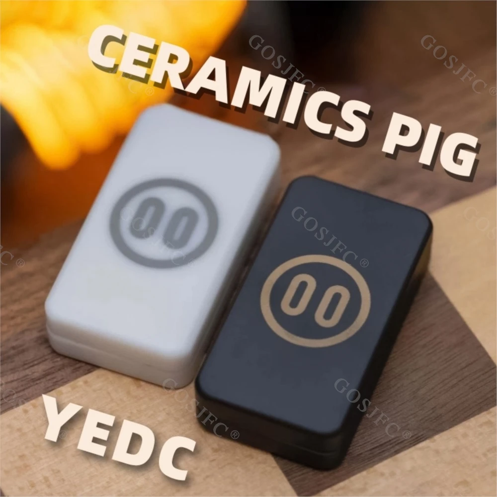 

YEDC CERAMICS PIG Magnet Fidget Slider Stress Relief Toy Fidget Toys For Adults