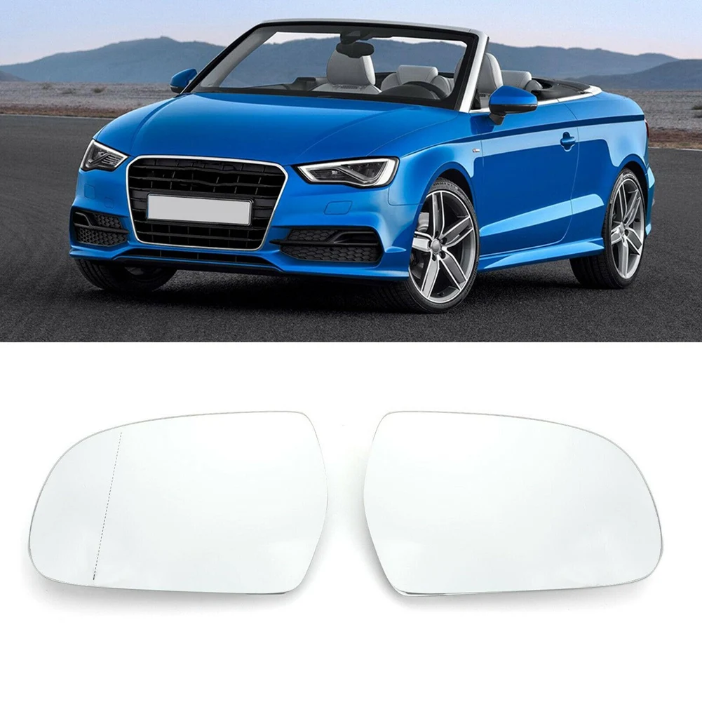 Car Rearview Wing Mirror Glass Heated Back Plate Glass for-Audi A4 S4 B8 A5 S5 2008-2009 8K0857535F 8K0857536F