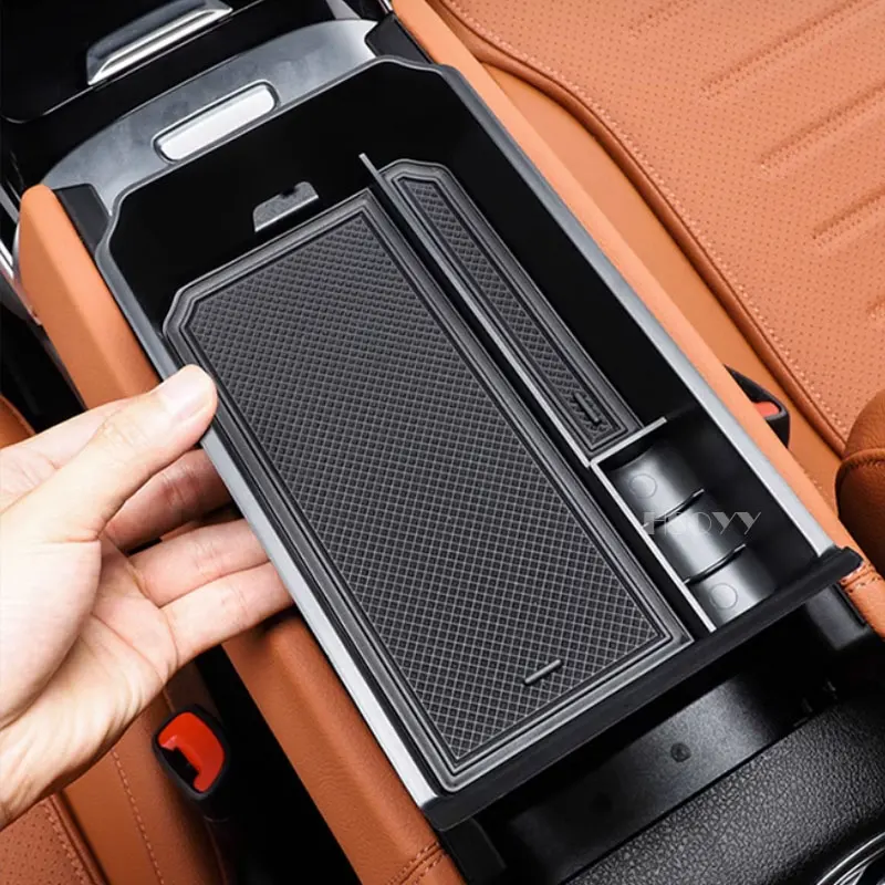 For Mercedes Benz GLC Class X254 GLC260 GLC300 2023 Car Central Control Armrest Box Storage Box Car Interior Accessories