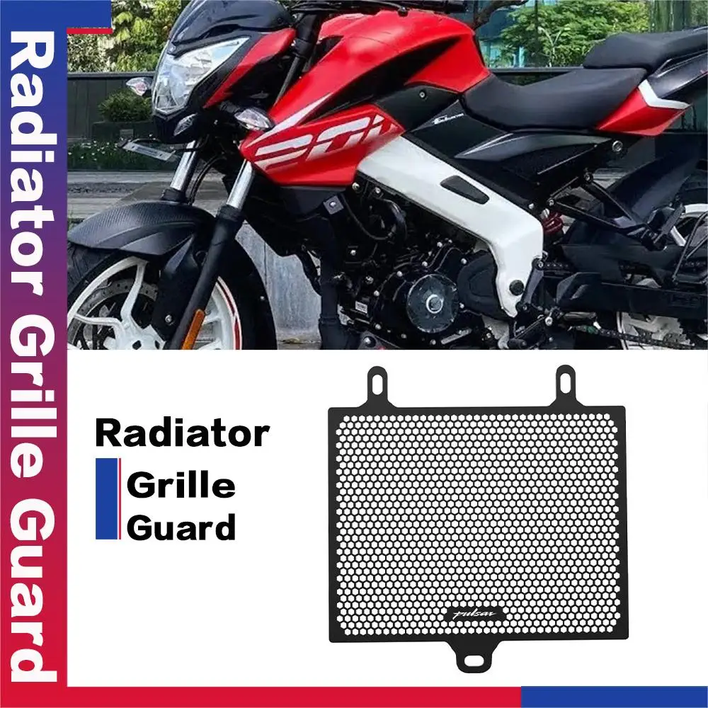 

2023 Moto For Bajaj Pulsar NS200 NS 200 All Years Motorcycle Parts Radiator Grille Guard Cover Protector Water Tank Protection