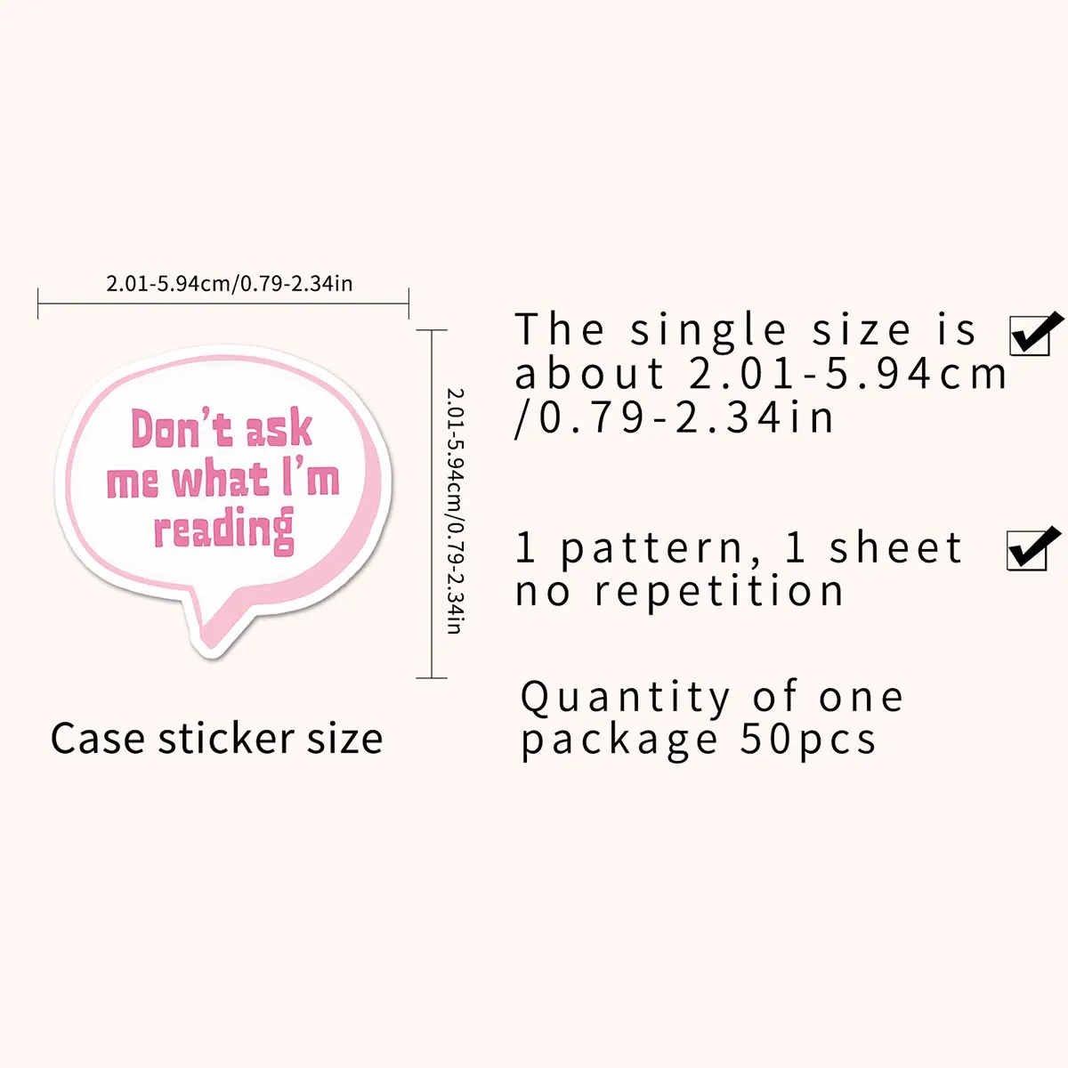 50 Pink Bookworm Heart Stickers, Book Elements for Reading Enthusiasts, DIY Decoration Materials for Journals