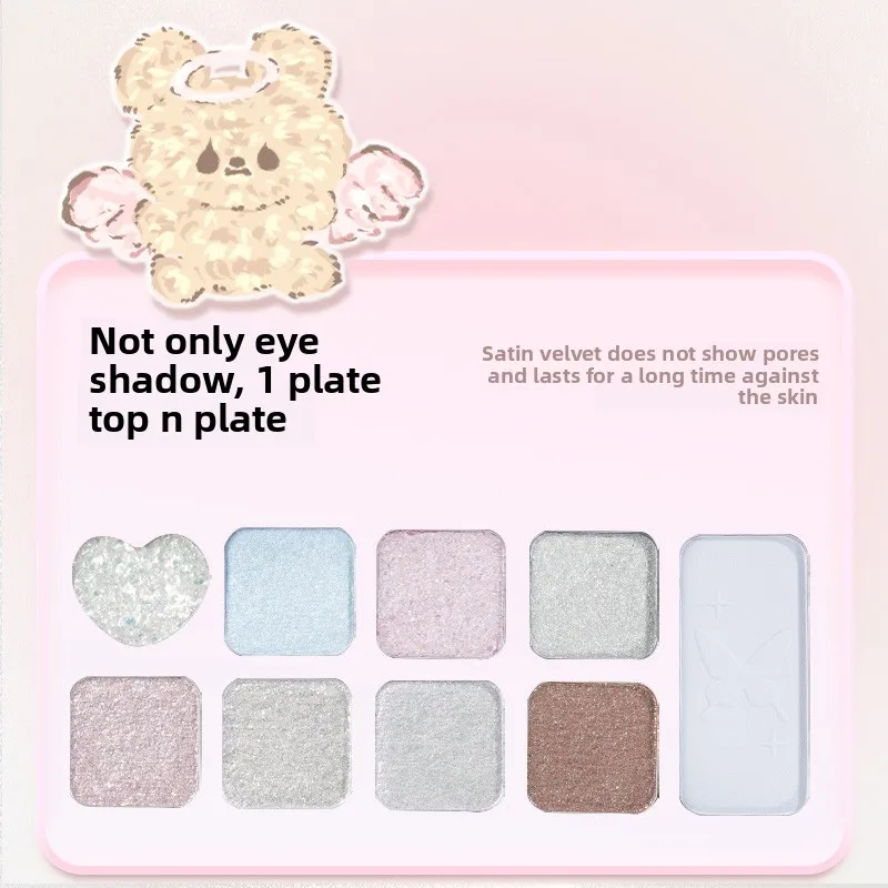 JILL LEEN 9 couleurs paillettes fard à paupières mat miroitant maquillage pour les femmes beauté longue durée paillettes ombre à paupières cosmétiques palette