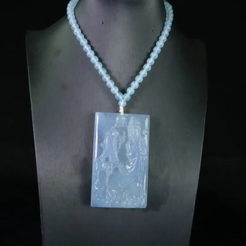 

New Fashion Quartzite Jade Guanyin Brand Pendant Pendant Gao Bing