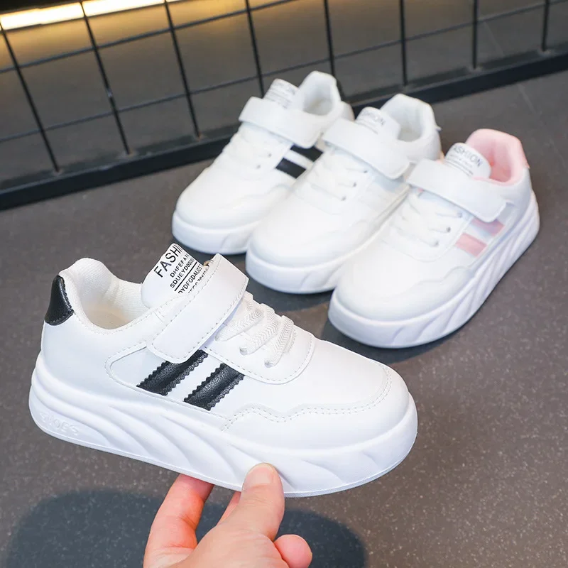 Children Casual Sneakers for Girls Boy 2025 Autumn New Fashion Korean Style Soft Sole Anti-slippery Versatile Trend School Shoes