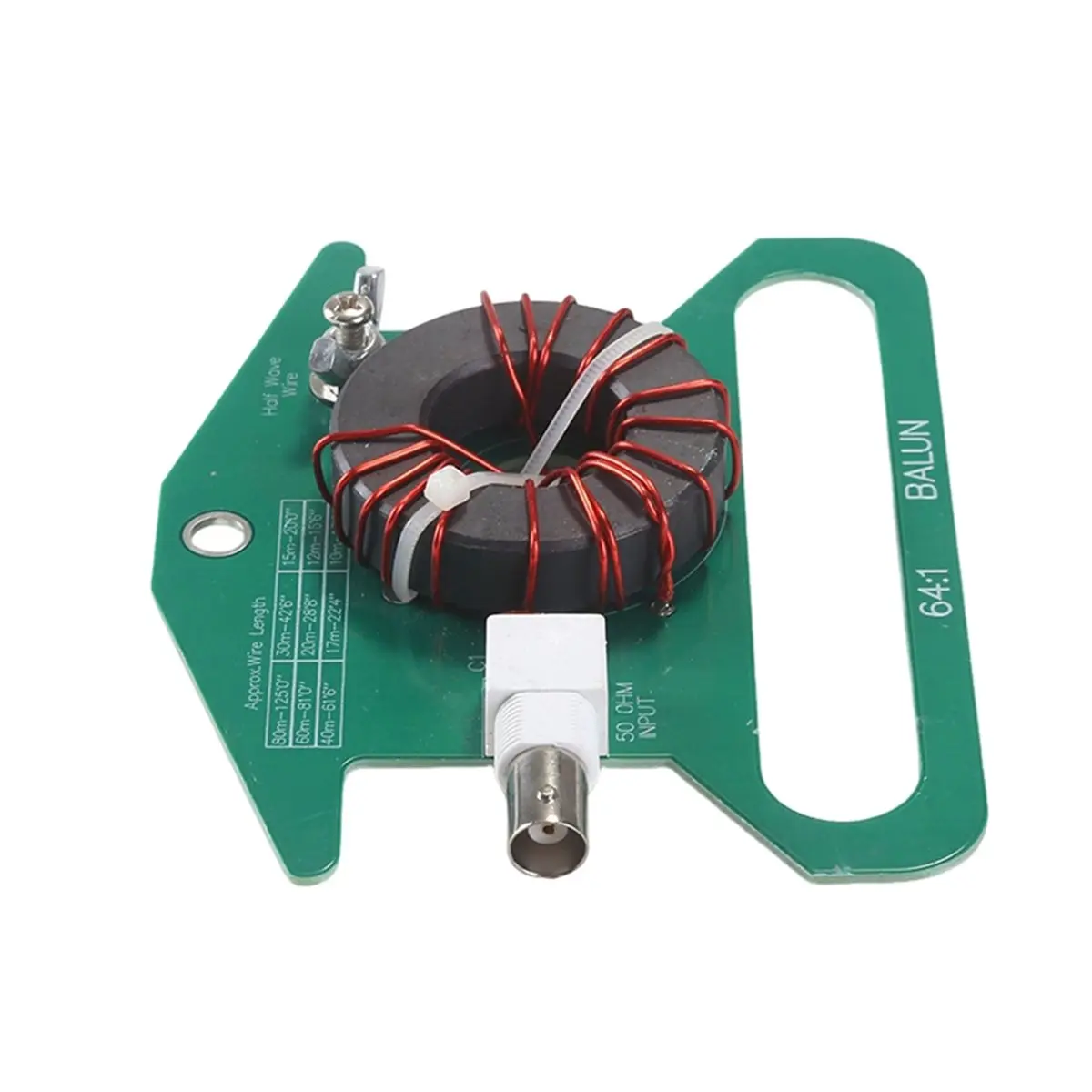 Portable 64:1 Balun 5-35MHz 100W No Tune End Fed Half Wave Antenna Assembly, Shortwave Receiving Antenna