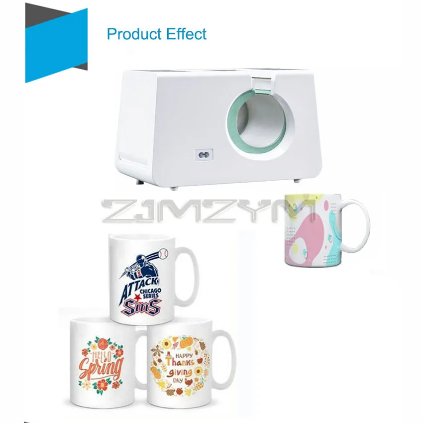 Automatic Mug Heat Press Machine 11oz Transfer Sublimation Portable Cup Presser 220V/110V One-Touch Button as Gifts for Birthday