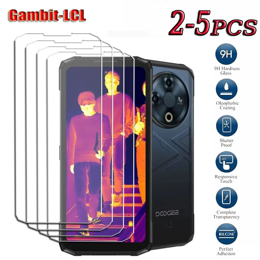 2-5PCS 9H HD Original Tempered Glass For Doogee Fire 6 6.56" DoogeeFire6 Fire6 Power  Screen Protective Protector Cover Film