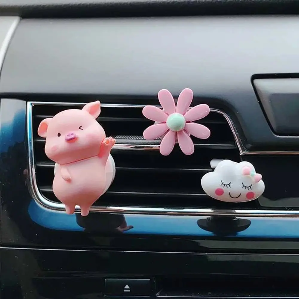 Air Car Air Vent Freshener Car Decor Cute Pig Outlet Aroma Diffuser Aromatherapy Clip Car Air Freshener Perfume Clip Air Outlet