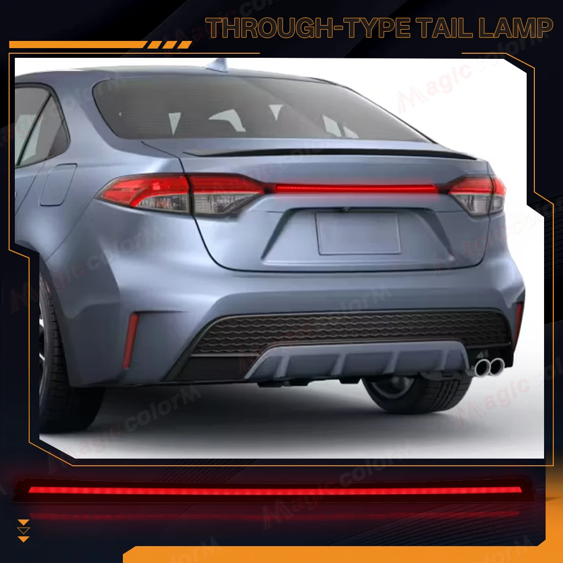 For Toyota Corolla Levin 2019 2020 2021 2020 2021 2022 2023 2024 Car Tail Light LED Trunk Lamp Warning Turn Signal Taillight