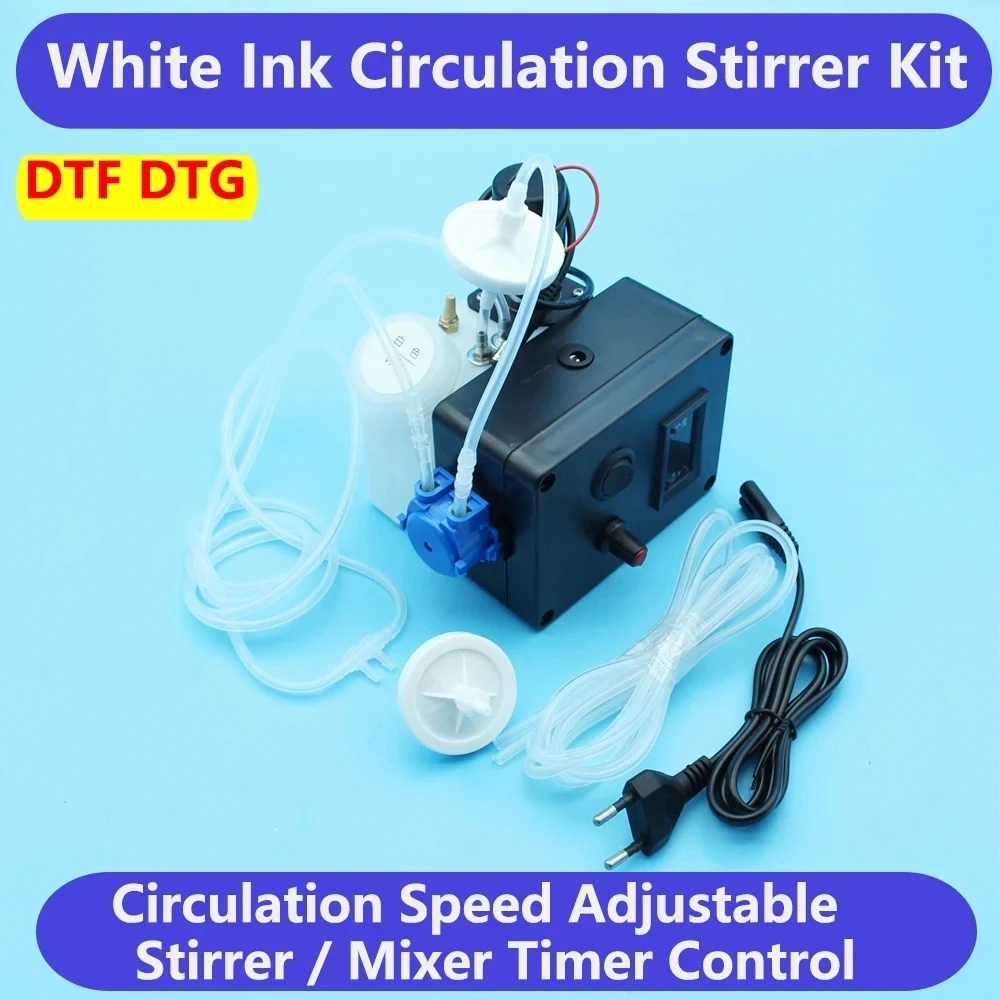 ET8500 DTF Printer White Ink Tank Circulation System XP600 Systems Sitrrer Timer For Epson L1800 L800 L805 ET-8550 L18050 L8050