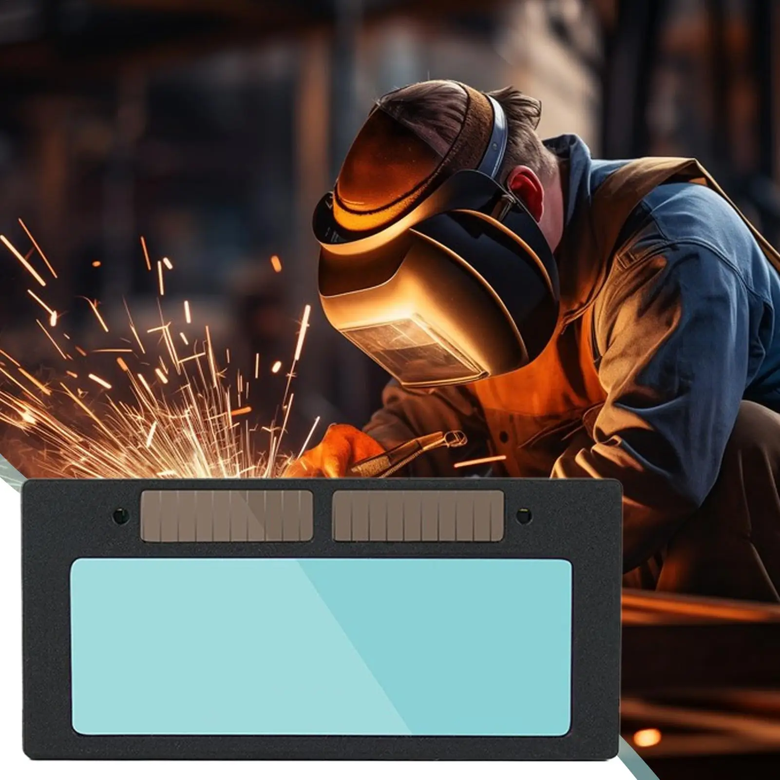 Automatic Welding Lens Filter Adjustable Shade Welding Lens Solar Powered Automatic Replacement Parts Helmet Accessories