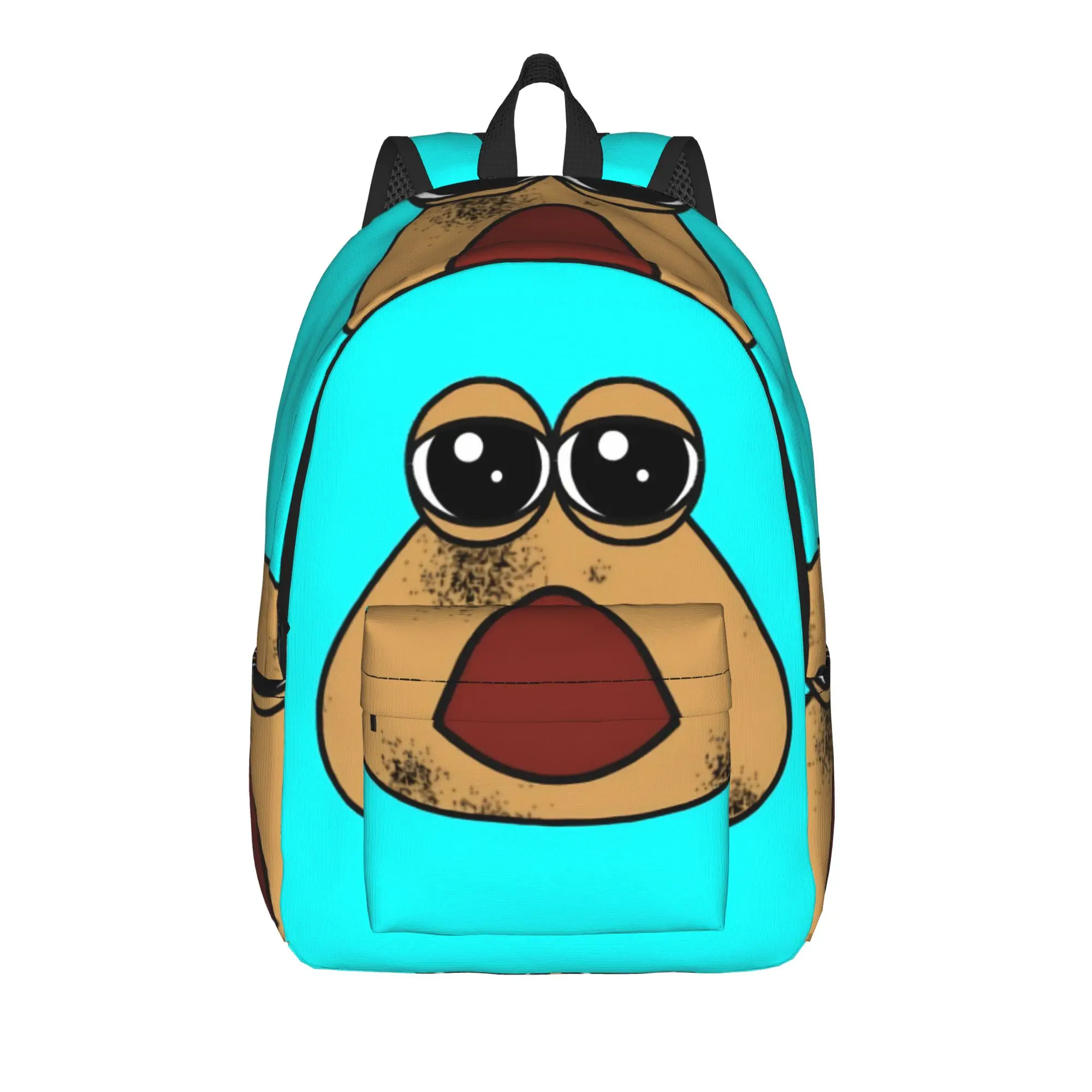 My Pet Alien Pou Casual Backpack Lightweight High School Business  Daypack for Men Women College Shoulder Bag