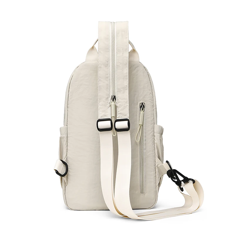 Leichte Herren-Umhängetasche, lässiger Brust-Rucksack, multifunktionaler Schulter-Crossbody-Tagesrucksack für Reisen, Wandern und Pendeln – Detail 5