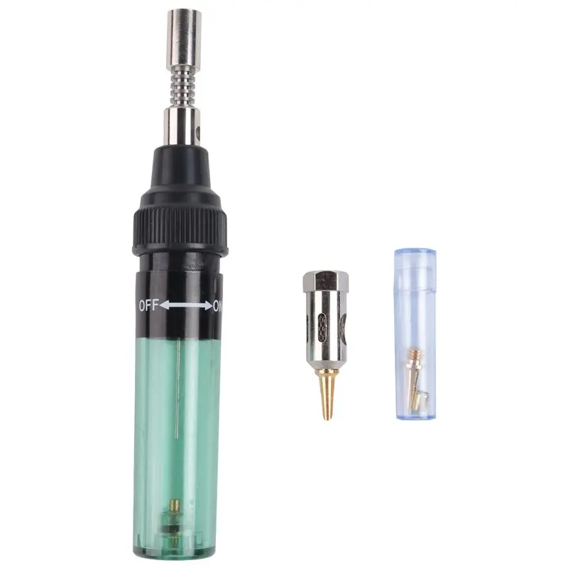 THIVN-1300℃ Celsius Butane 4 In 1 Gas Soldering Iron Welding Pen Burner Welding Soldering Kit A+B