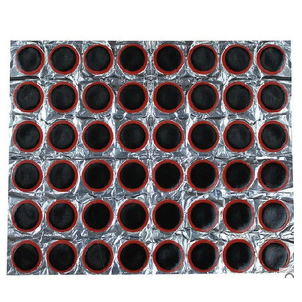 

Набор из 48 резиновых заплаток для бескамерных шин, профессиональные портативные заплатки для ремонта шин, аварийный аксессуар для ремонта велосипедов и автомобилей