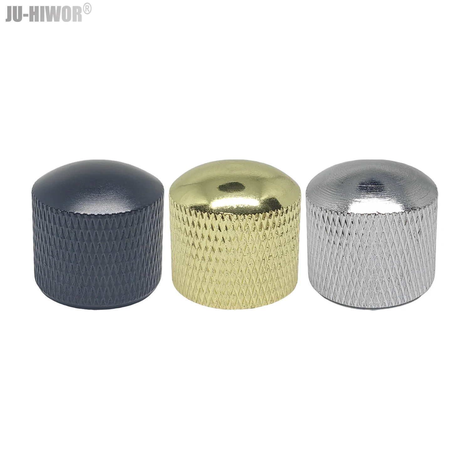 2pcs 18*18mm Tone Top Potentiometer Volume Control Rotary Knobs for 6mm Shaft Guitar Volume Aluminum Knob