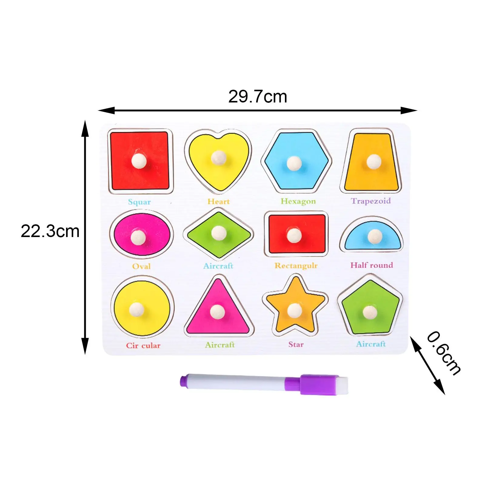 

Детский Деревянный конструктор в виде пазлов