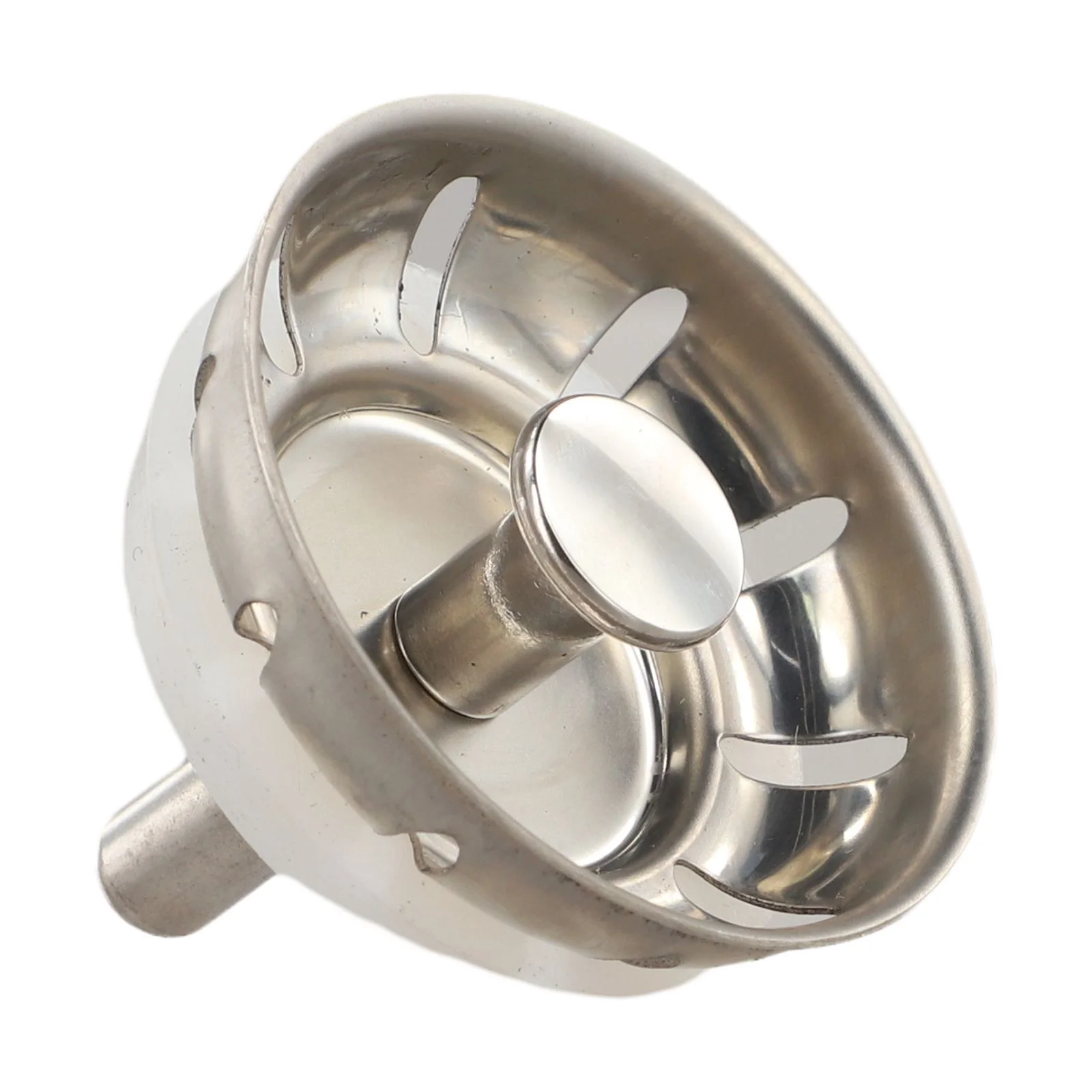 For 50mm Sink Drains Stainless Steel Sink Stopper 304 Stainless Steel Construction Efficient Filtration System