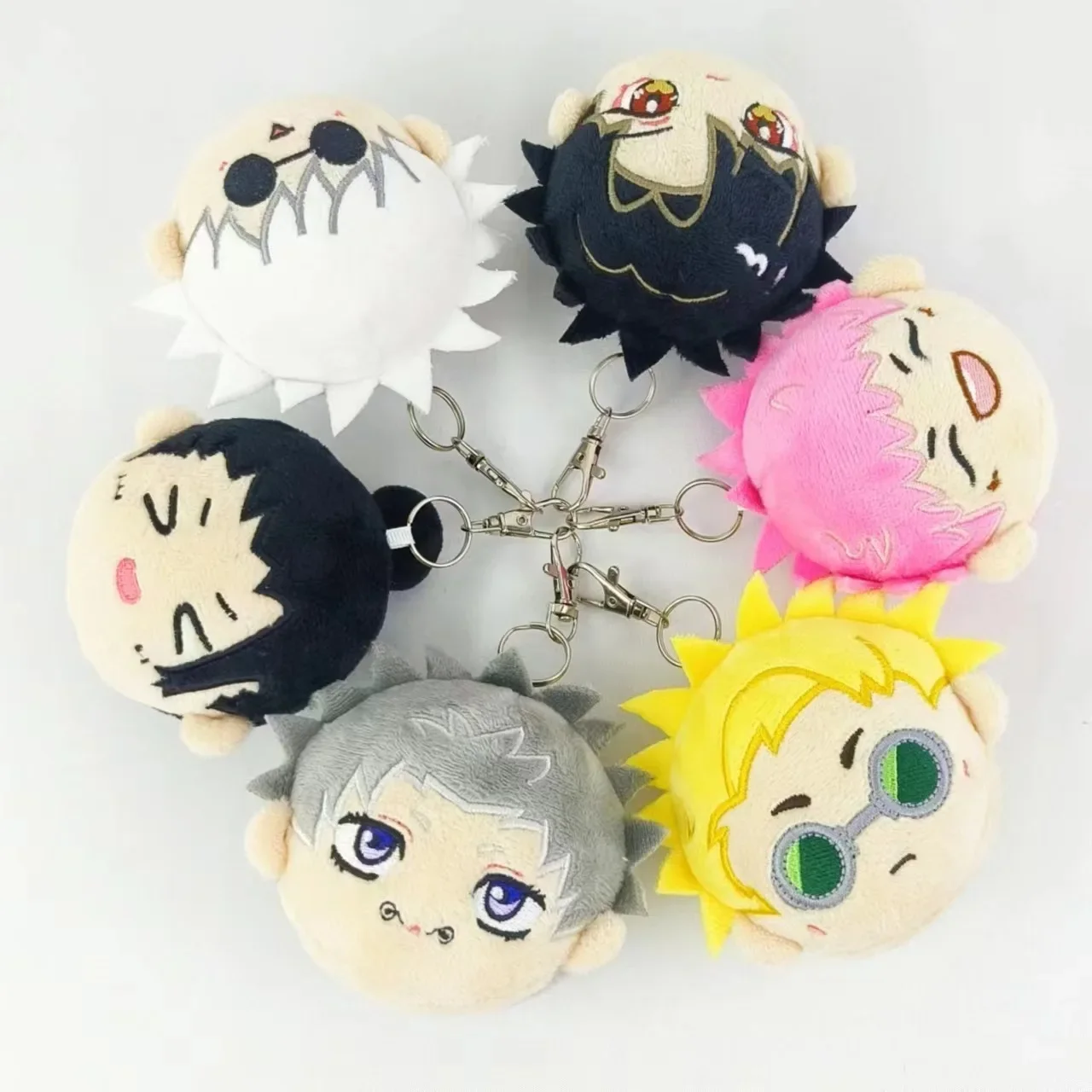 Animation Derivatives Gojo Satoru Geto Suguru Plush Toys Hobbies Key Chain Schoolbag Pendant Cotton Doll Gifts For Friend